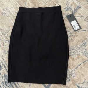 Black bandage skirt